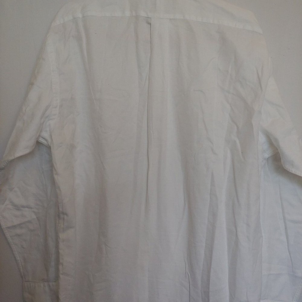 Lauren Ralph Lauren blue label white Yardmouth button shirt size 151/2 32/33 - Picture 8 of 12